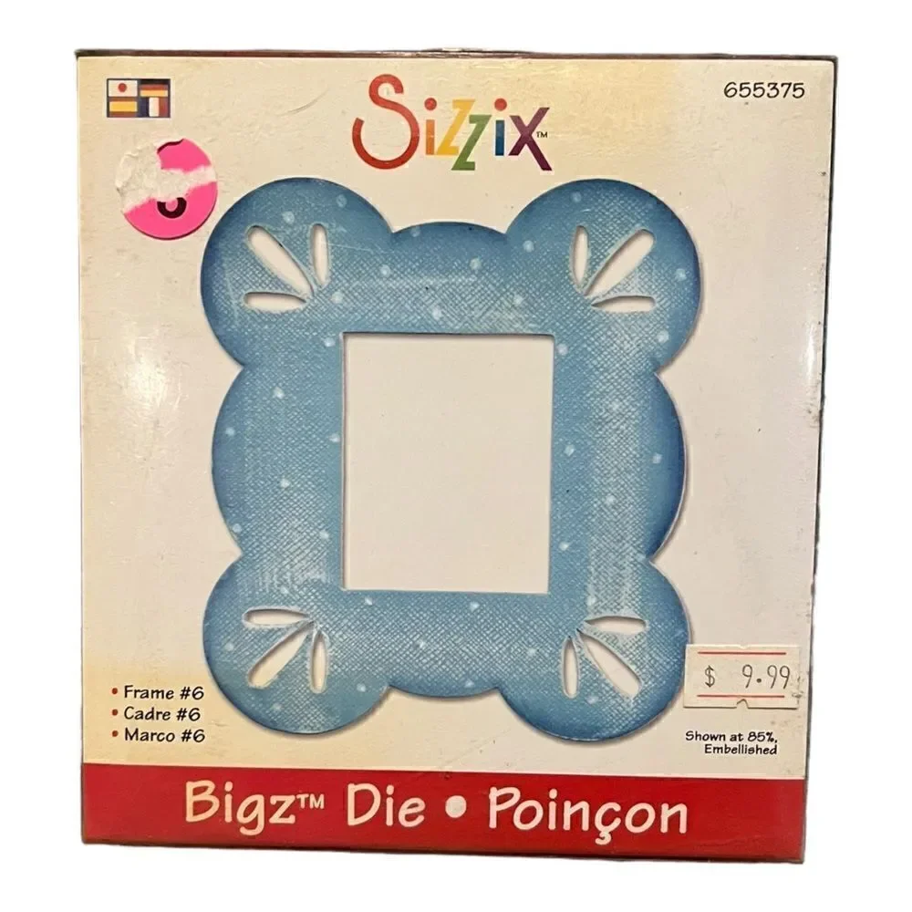 Sizzix Bigz Die - Frame #6 Model #655375 by Debi Adams New